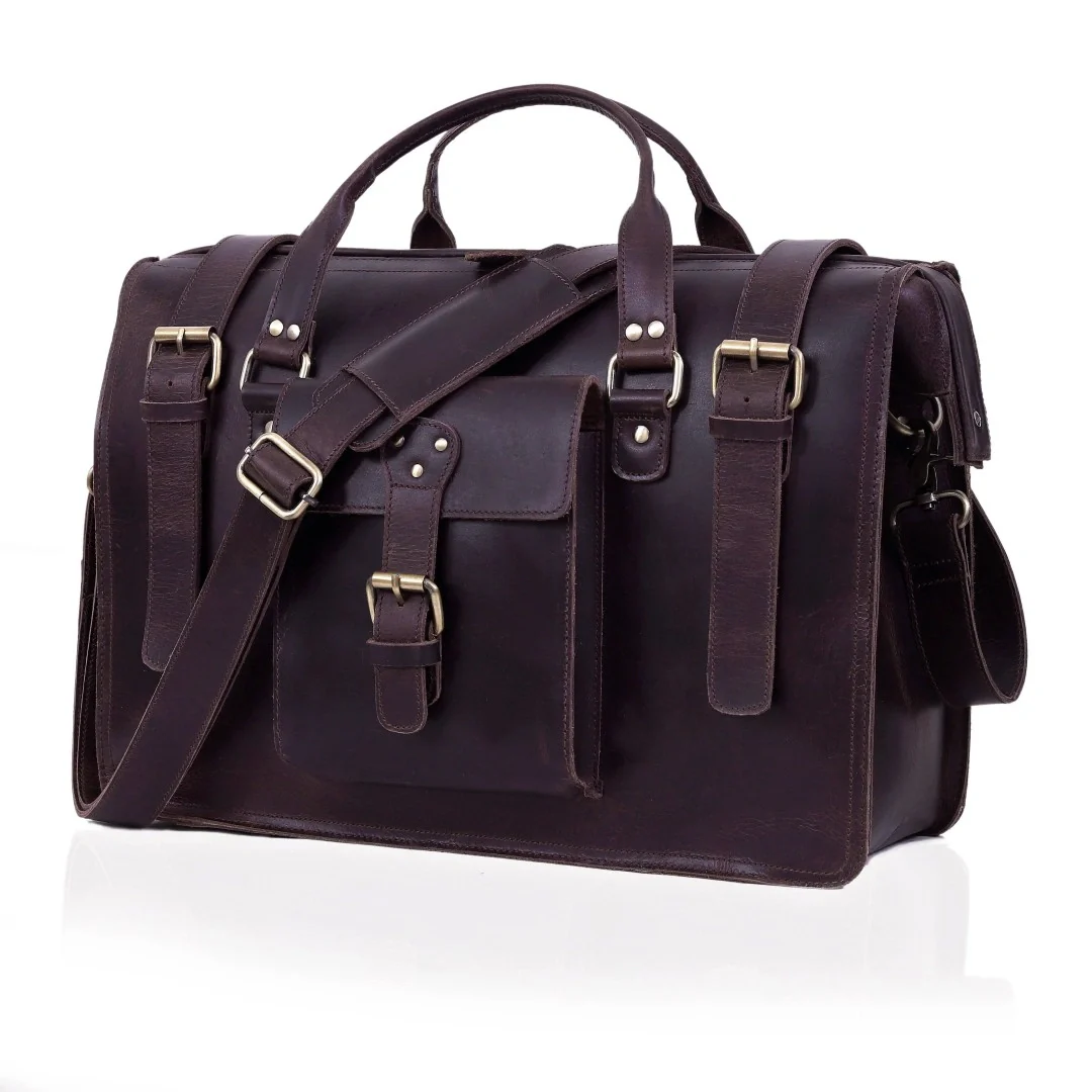 The Signature Leather Briefcase Combo - Image 4