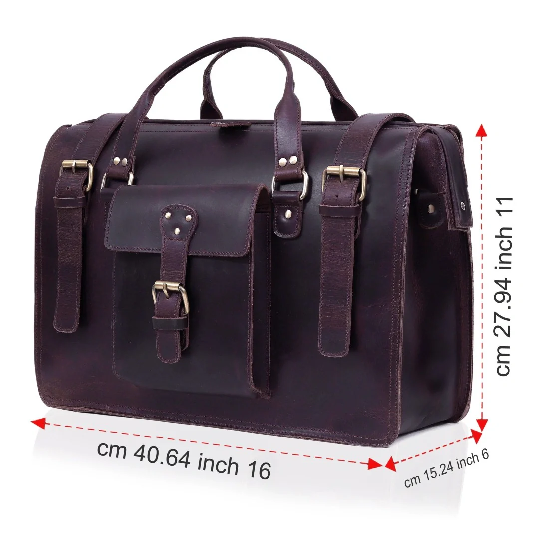 The Signature Leather Briefcase Combo - Image 8
