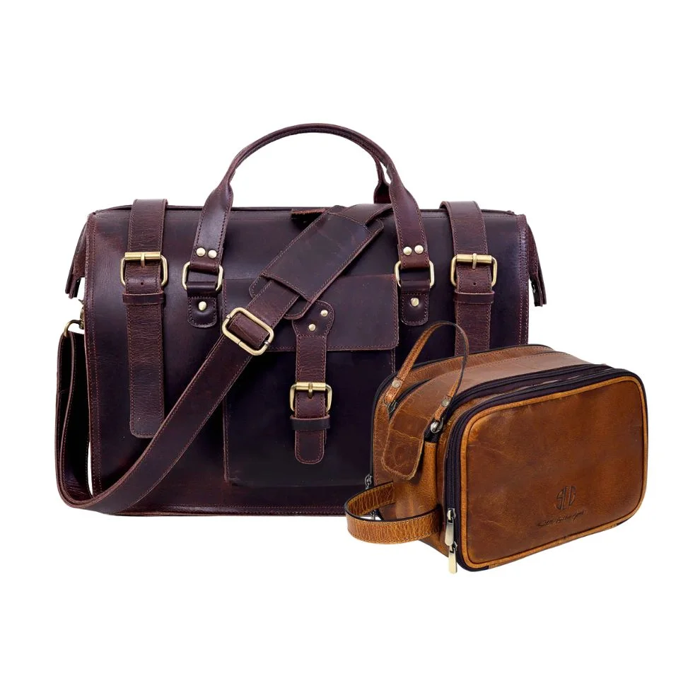 The Signature Leather Briefcase Combo - Image 9