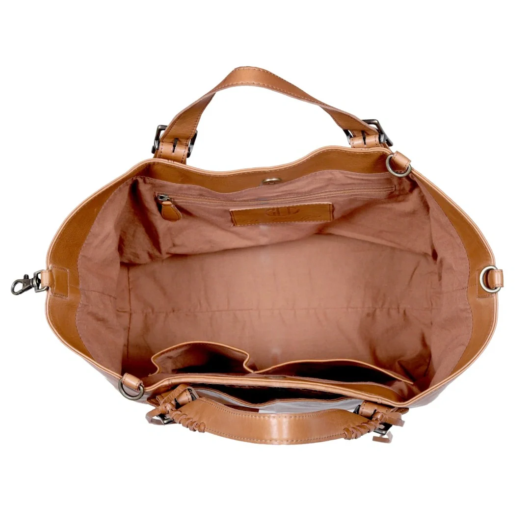 The Sunrise Leather Tote - Image 15