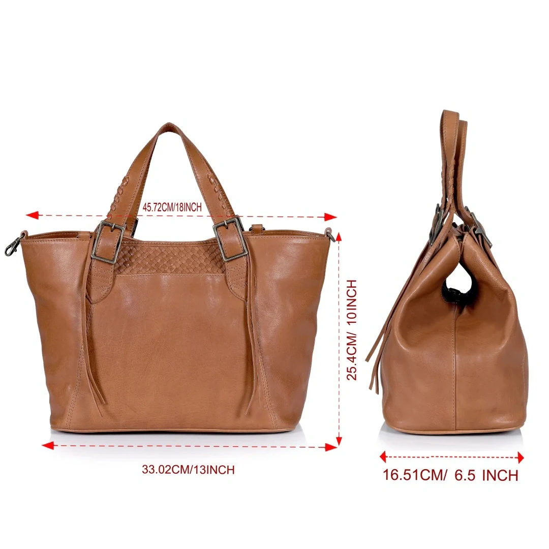 The Sunrise Leather Tote - Image 4