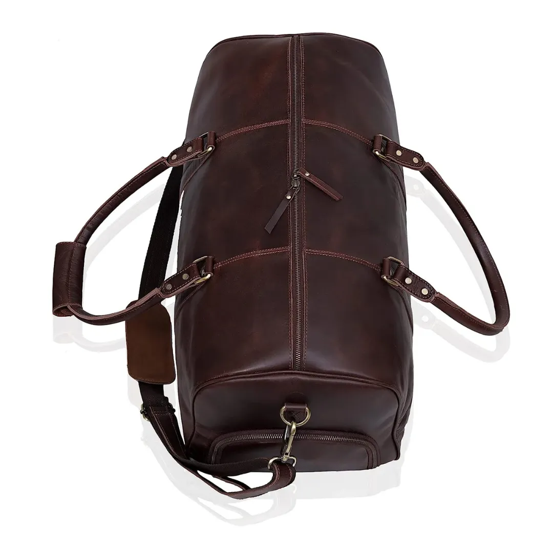 The Unesco Leather Duffle Bag - Image 6
