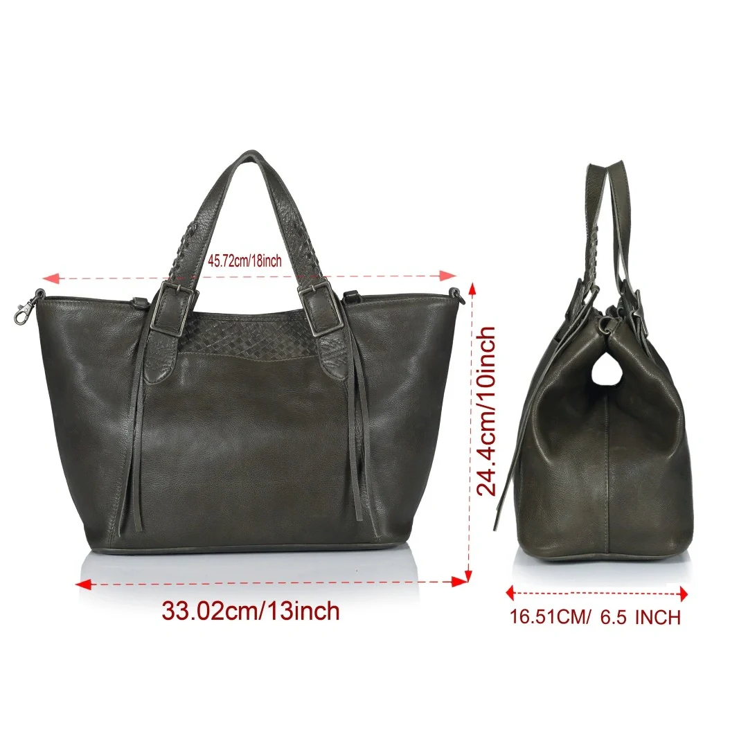 The Urban Leather Tote Bag - Image 4