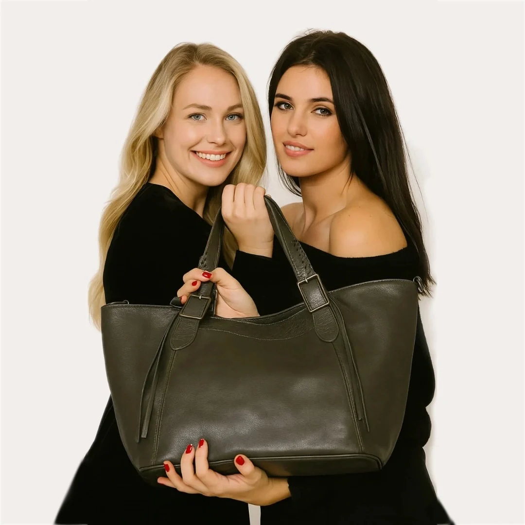 The Urban Leather Tote Bag - Image 6