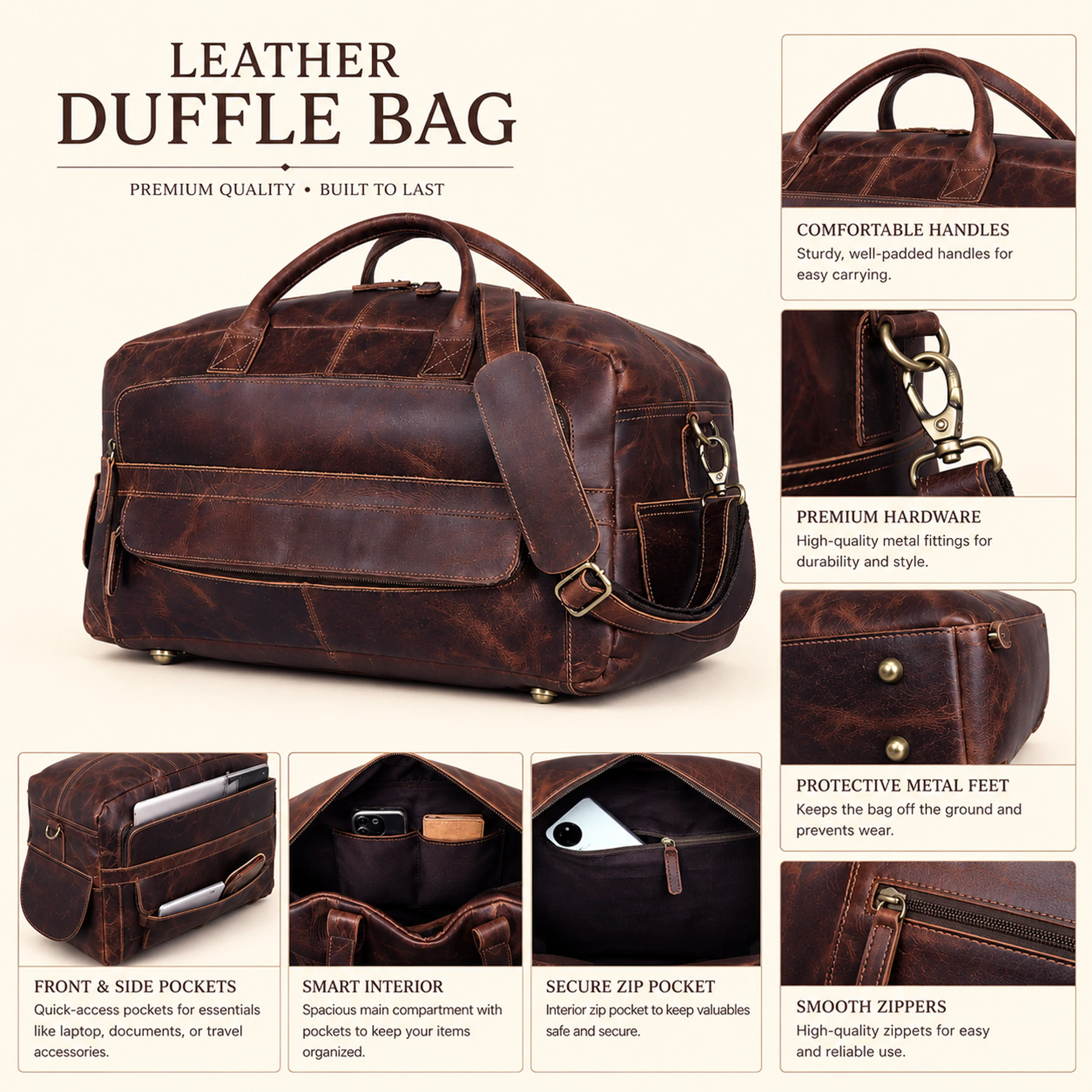 The Windsor Hunter Duffle Bag - Image 10